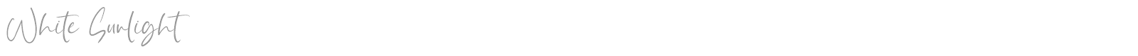 White Sunlight font preview